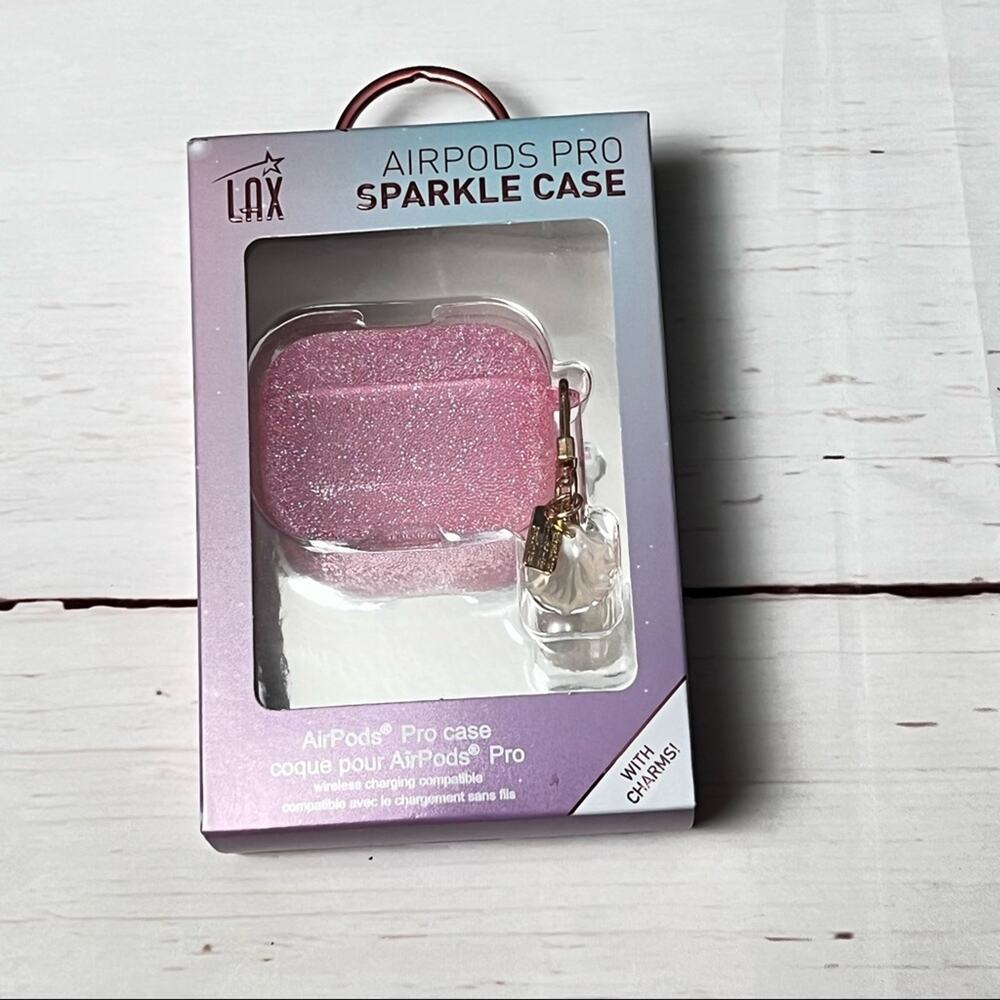 LAX  AIRPODS PRO Sparkling Case  Shell Jewel  Charm